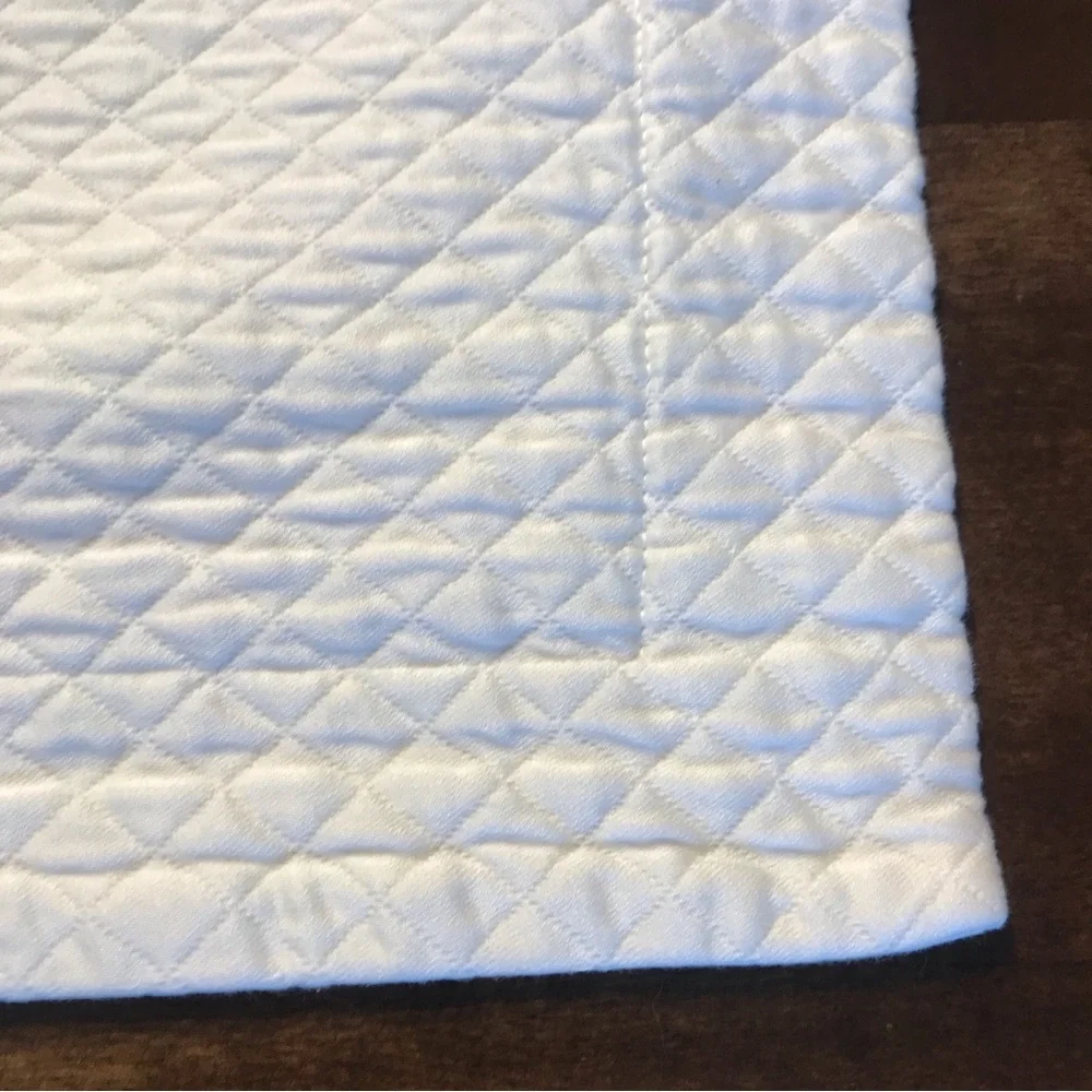 Restoration Hardware Vintage-Washed Diamond Matelasse Standard pillow sham White